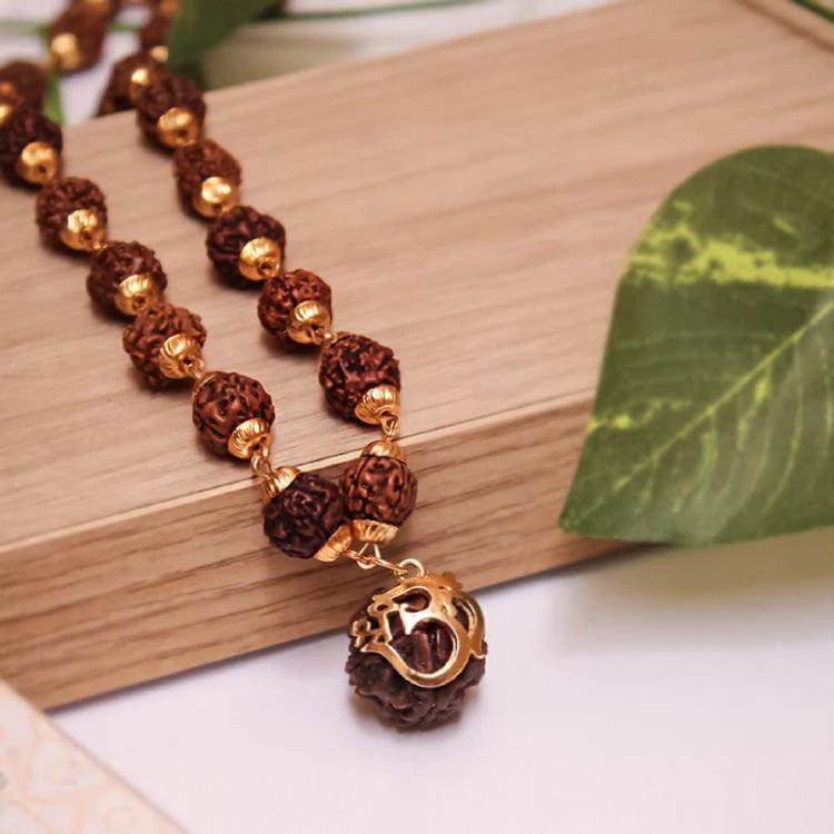Om Shiv Rudraksha Pendant Necklace